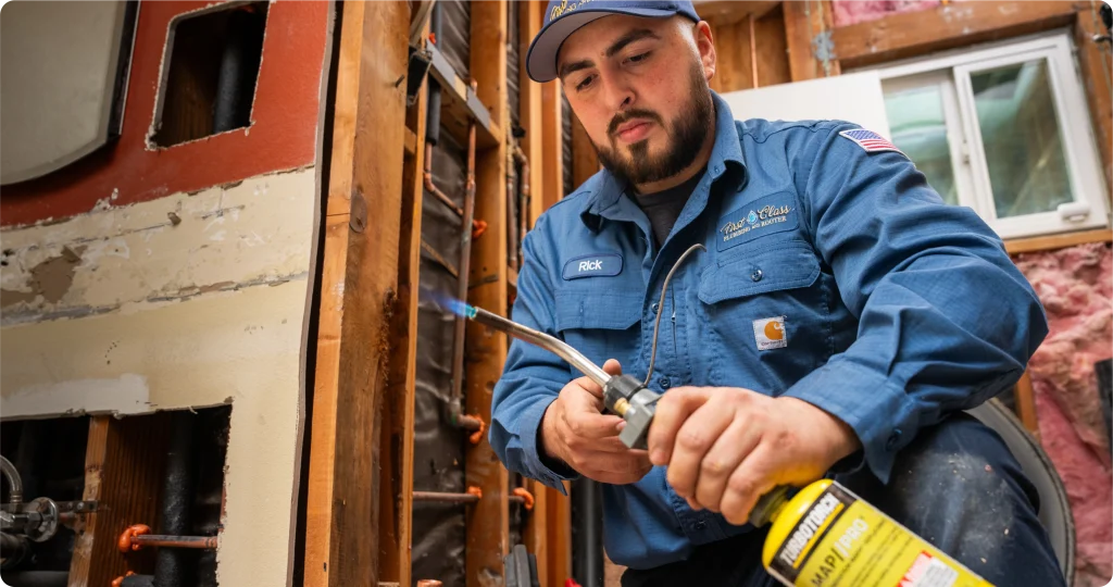 $250 OFF Repiping - First Class Plumbing and Air